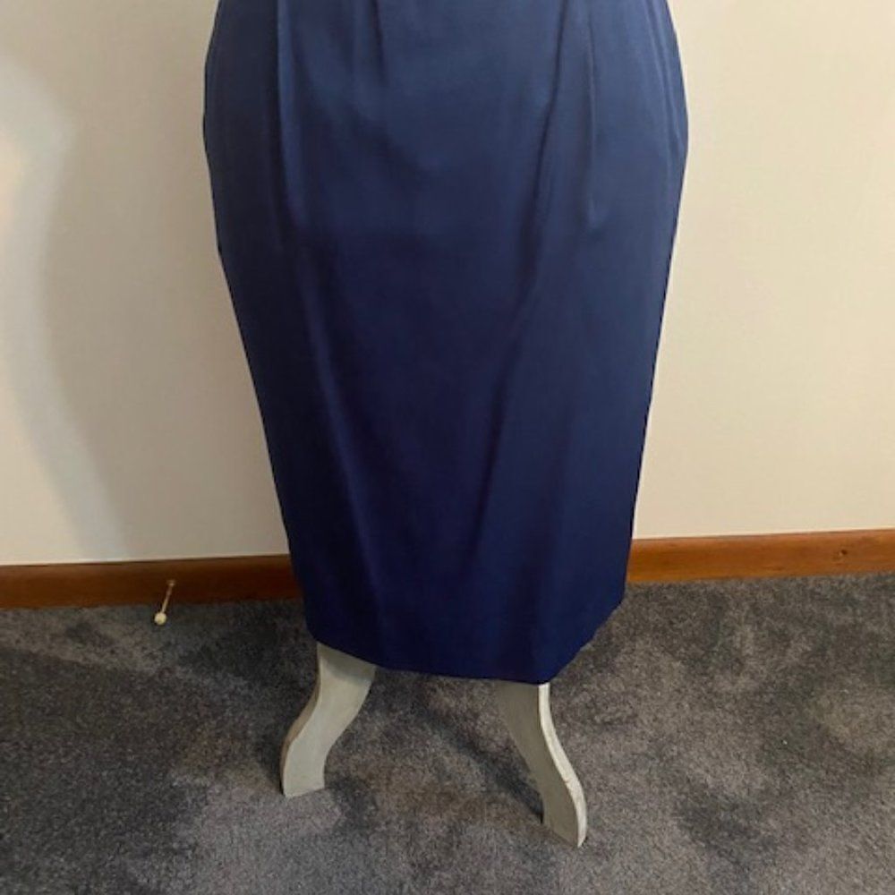Pendleton Vintage "90's" Blue Pencil skirt, size 10